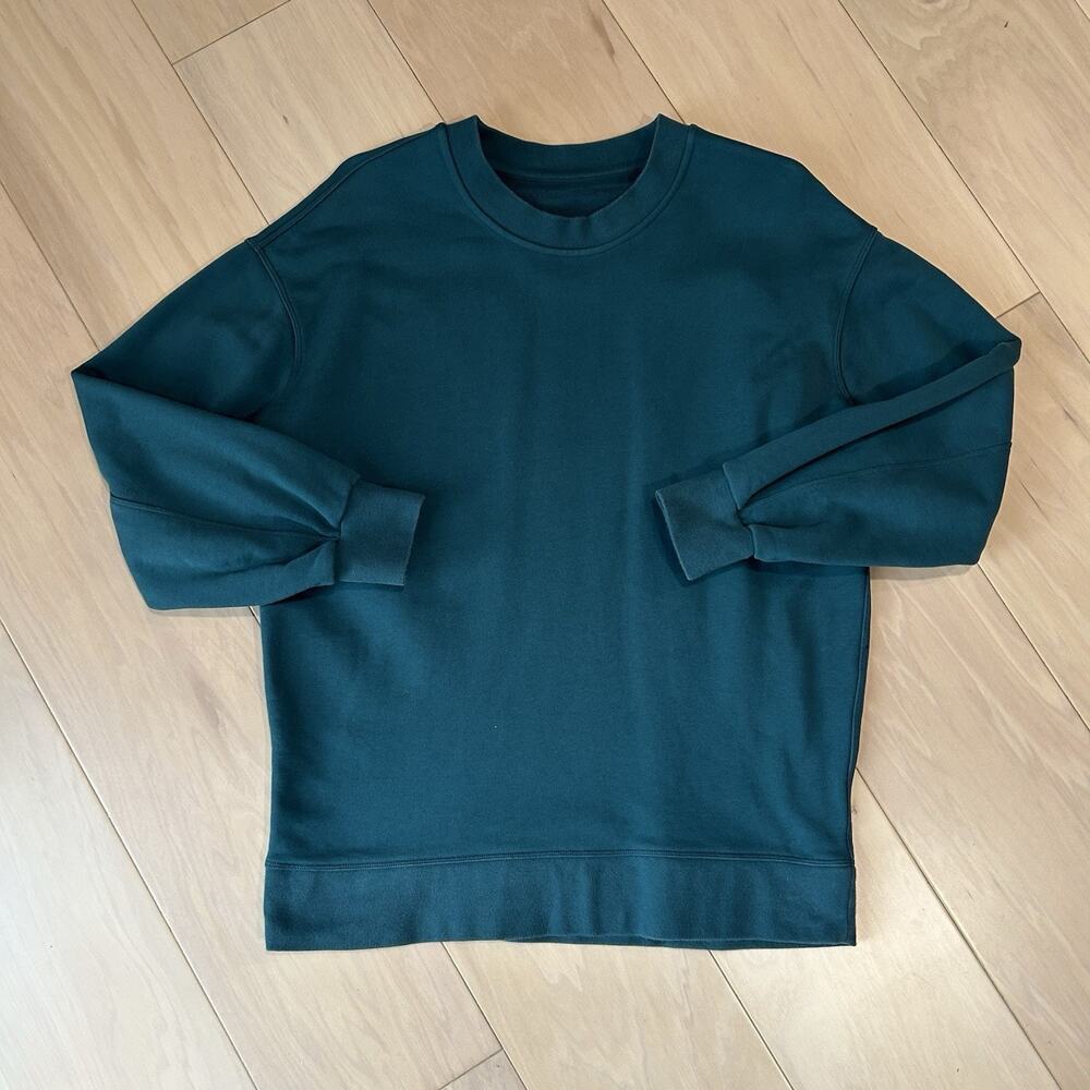 Lululemon Oversized Crewneck Sweatshirt Green Long Sleeve Women’s Medium